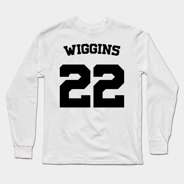 Andrew Wiggins Wolves Jersey Long Sleeve T-Shirt by Cabello's